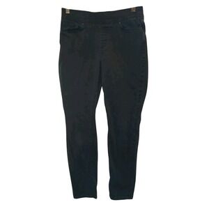 Levi's Jeans Pull On Skinny Womens High Rise Dark Wash Black Denim Size 8